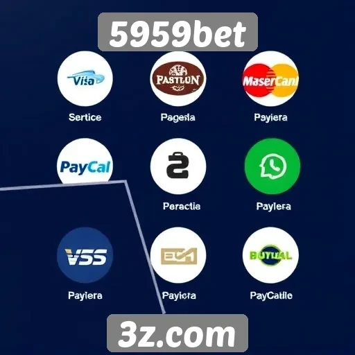 Opções de pagamento disponíveis na 5959bet